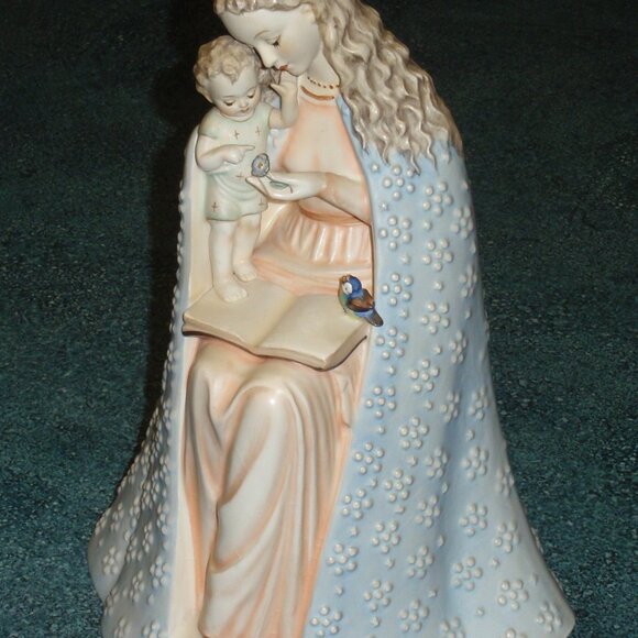 ULTRA RARE "Flower Madonna" Hummel Figurine #10/3 Mary & Jesus TMK3 GREAT GIFT! - Picture 2 of 10